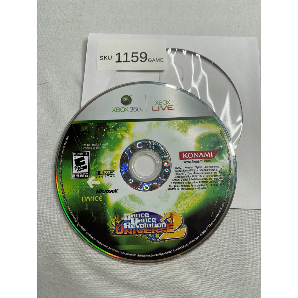 Dance Dance Revolution Universe 2 Xbox 360